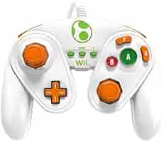 Amazon.com: PDP Wired Fight Pad for Wii U - Yoshi (Renewed)
